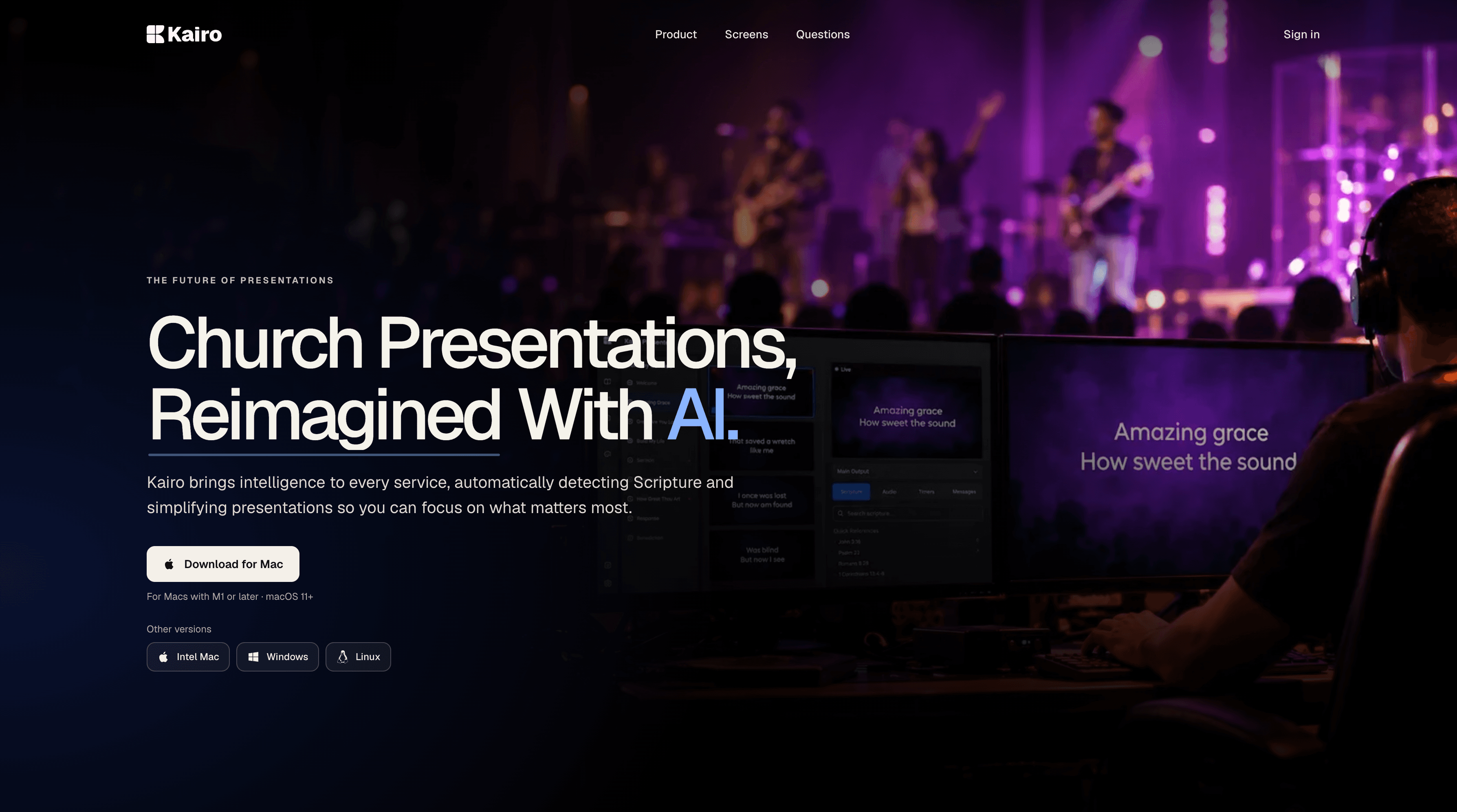 KairoPresenter interface
